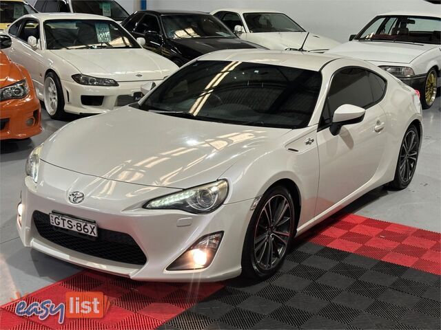 2012 TOYOTA 86 GTS ZN6 2D COUPE