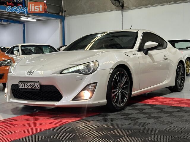 2012 TOYOTA 86 GTS ZN6 2D COUPE
