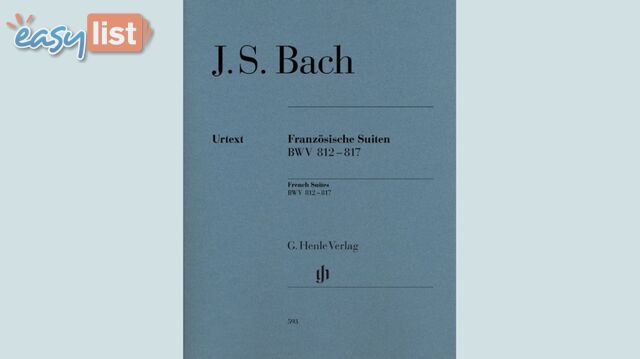 JS Bach - French Suites BWV 812-817 HN593