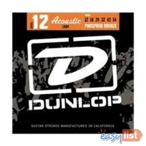 Dunlop DAP12 12-54 Acoustic Guitar Strings