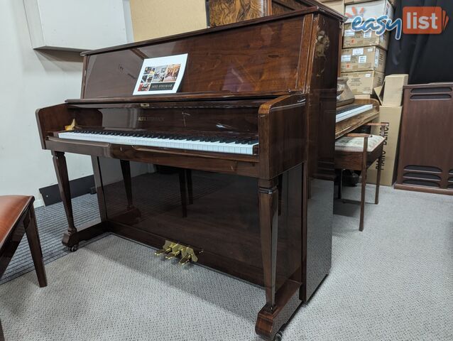 Alex Steinbach School Studio,118cm JS247D Upright Piano in Walnut Polished ( 2003 Ser No #IJMD01106)
