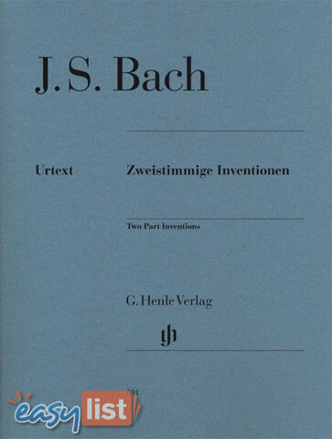 Bach JS Two Part Inventions (piano)