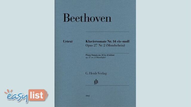 Beethoven - Piano Sonata no. 14 c sharp minor op. 27 no. 2 (Moonlight)