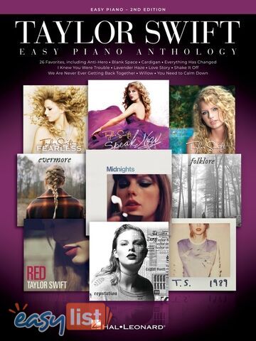 Taylor Swift Easy Piano Anthology - 2nd Edition