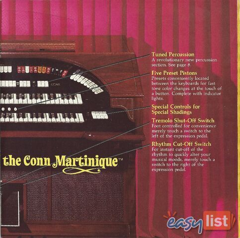 Conn 644 Martinique Theater Organ