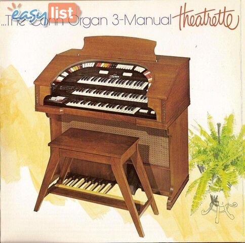 Conn 580 Theatrette Organ, Walnut  Series II ~ NOW SOLD