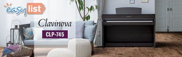 Yamaha Clavinova Digital Piano - CLP745 New in Polished Ebony