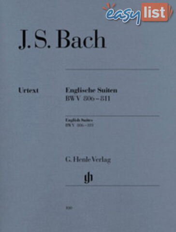 JS Bach English Suites BWV 806-811