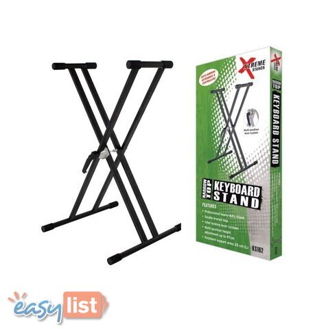 Xtreme KS162 Keyboard Stand (Black) by AMS 