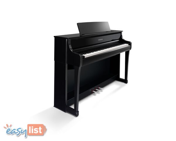 Yamaha Clavinova Digital Piano - CLP875 PE Polished Ebony with Matching Bench