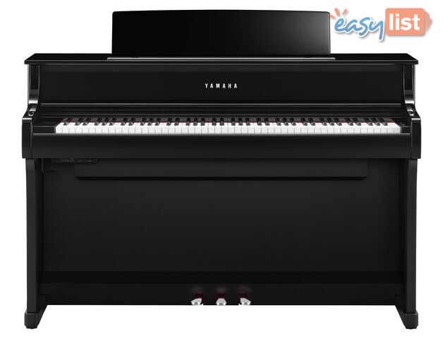 Yamaha Clavinova Digital Piano - CLP875 PE Polished Ebony with Matching Bench