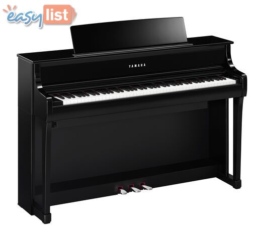 Yamaha Clavinova Digital Piano - CLP875 PE Polished Ebony with Matching Bench