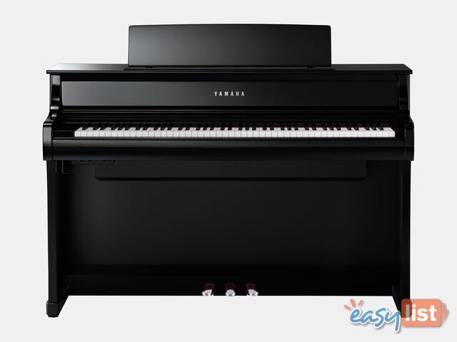 Yamaha Clavinova Digital Piano - CLP875 PE Polished Ebony with Matching Bench