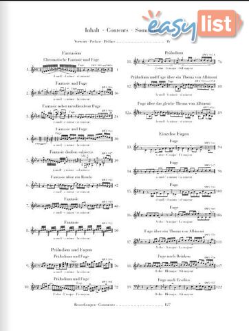 JS Bach  Fantasies, Preludes and Fugues 