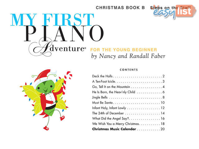 My First Piano Adventure Christmas - Book B