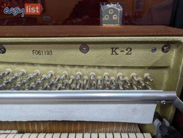 Kawai K2 114cm Upright Piano in Polished Mahogany