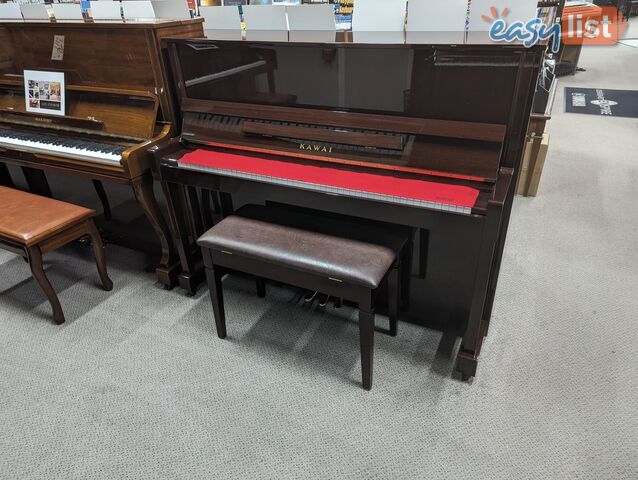 Kawai K25EA 121cm Upright Piano in Polished Mahogany - Ser No #2503394