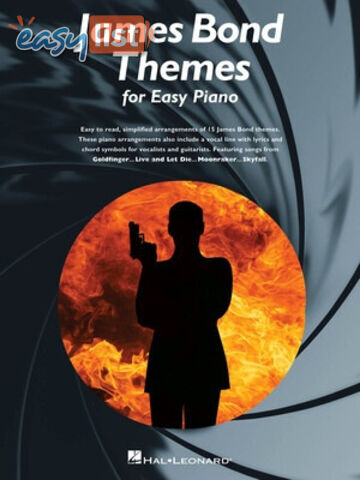 James Bond Themes for Easy Piano