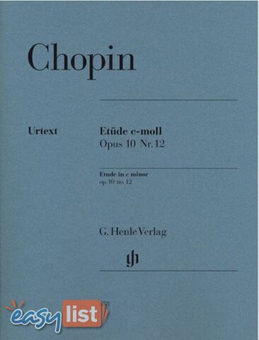 Chopin - Etude c minor op. 10 no. 12 (Revolution)