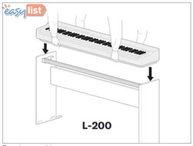 Yamaha L-200 White Stand for P-225 Portable Digital Piano