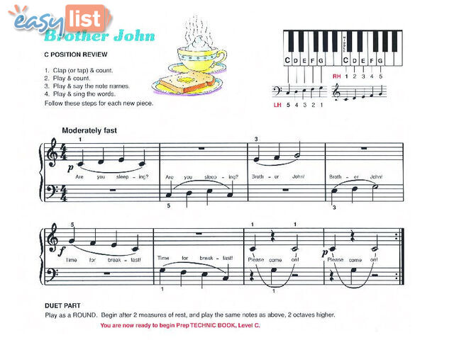 Alfred's Basic Piano Prep Course: Lesson bk C