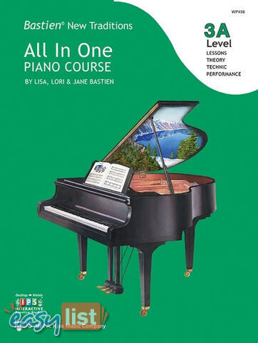 Bastien New Traditions: All In One Piano Course - Level 3A (WP456)