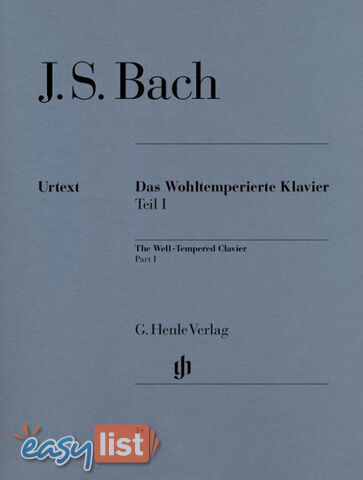 Bach JS  - The Well-Tempered Clavier Part I BWV 846-869 HN14