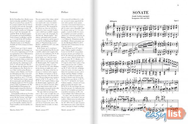 Brahms - Sonatas, Scherzo and Ballades