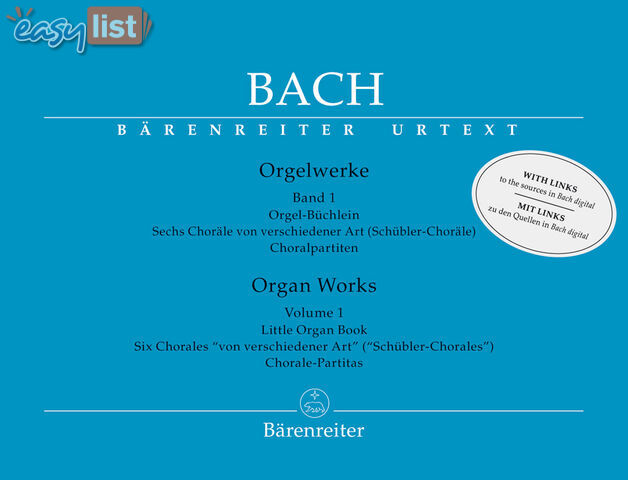 Bach: Organ Works - Volume 1 (Little Organ Book)