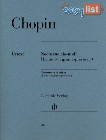 Chopin - Nocturne c sharp minor (Lento con gran espressione)