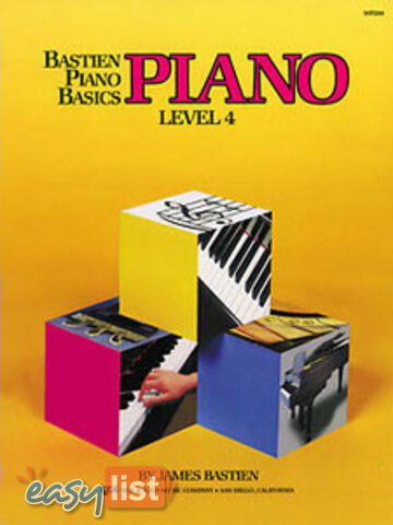 Bastien Piano Basics, Lesson Book Level 4, Piano