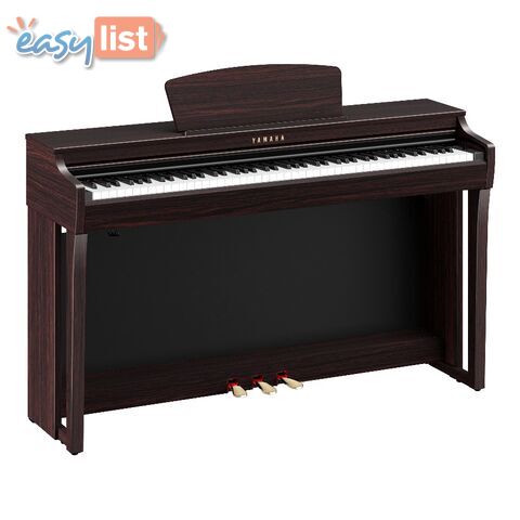  Yamaha Clavinova Digital Piano CLP725 - Black - Dark Rosewood - White