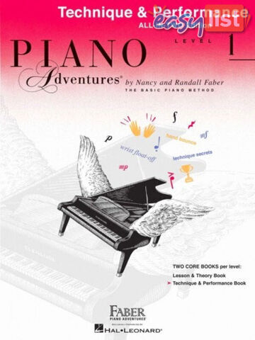 Piano Adventures All-In-Two Level 1 Technique & Performance Book