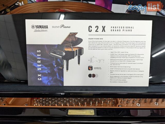 Yamaha C2 Grand Piano CX Series  Silent System C2XSH3PE 173cm (5'8") CX Series Grand Piano 
