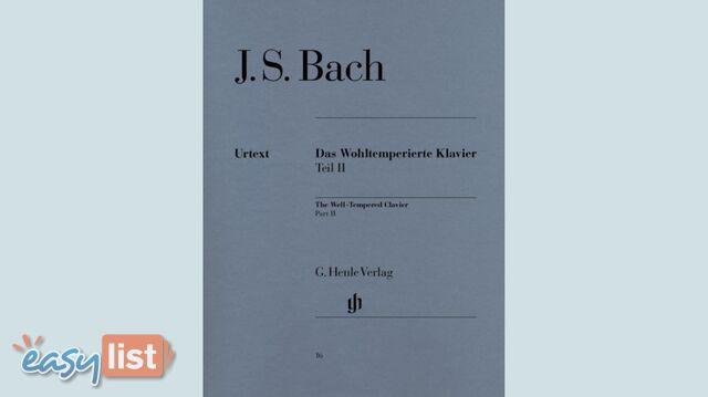 JS Bach - The Well-Tempered Clavier Part II BWV 870-893 HN016