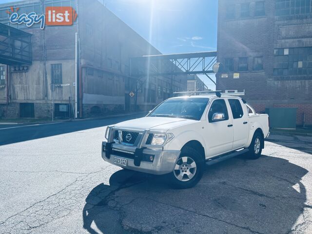 2007 NISSAN NAVARA ST-X (4x4) 5 SPEED AUTOMATIC DUAL CAB P/UP TURBO DIESEL