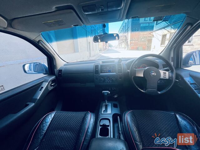 2007 NISSAN NAVARA ST-X (4x4) 5 SPEED AUTOMATIC DUAL CAB P/UP TURBO DIESEL