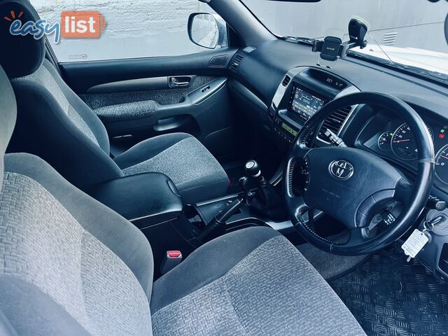 2007 TOYOTA LANDCRUISER PRADO GXL (4x4) 6 SP MANUAL 4D WAGON
