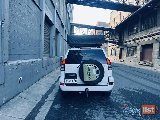 2007 TOYOTA LANDCRUISER PRADO GXL (4x4) 6 SP MANUAL 4D WAGON