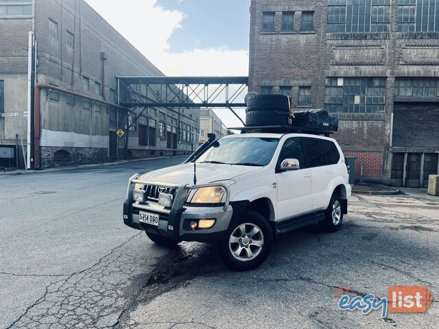 2007 TOYOTA LANDCRUISER PRADO GXL (4x4) 6 SP MANUAL 4D WAGON