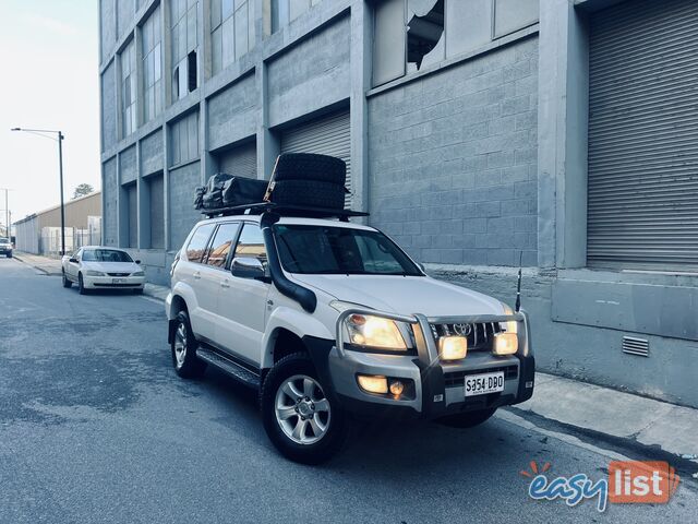 2007 TOYOTA LANDCRUISER PRADO GXL (4x4) 6 SP MANUAL 4D WAGON