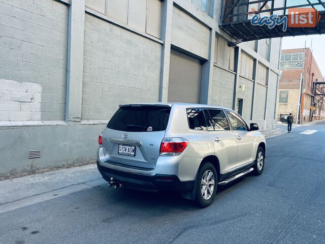 2012 TOYOTA KLUGER KX-R (4x4) 5 SEAT 5 SP AUTOMATIC 4D WAGON