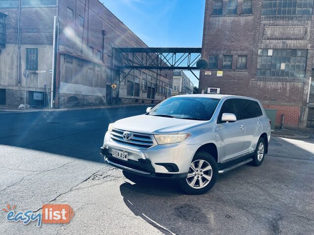 2012 TOYOTA KLUGER KX-R (4x4) 5 SEAT 5 SP AUTOMATIC 4D WAGON 2012 TOYOTA KLUGER KX-R (4x4) 5 SEAT 5 SP AUTOMATIC 4D WAGON
