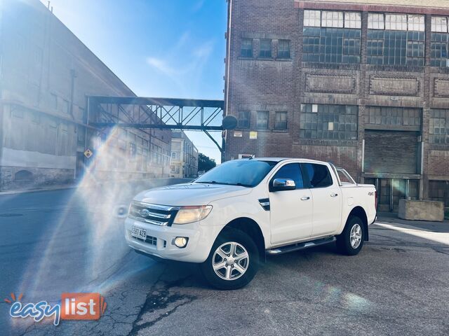 2013 FORD RANGER XLT 3.2 (4x4) 6 SP AUTOMATIC DUAL CAB UTILITY