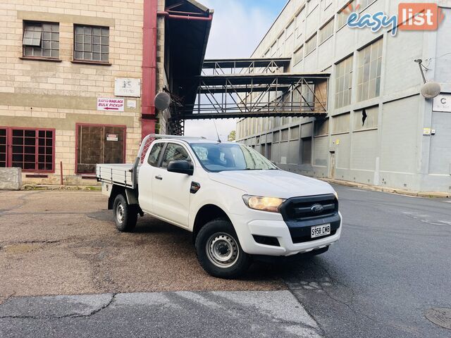 2016 FORD RANGER XL 2.2 HI-RIDER (4x2) 6 SPEED AUTOMATIC SUPER CAB CHASSIS TURBO DIESEL