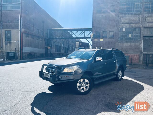 2013 HOLDEN COLORADO LTZ (4x2) 6 SP AUTOMATIC CREW CAB P/UP