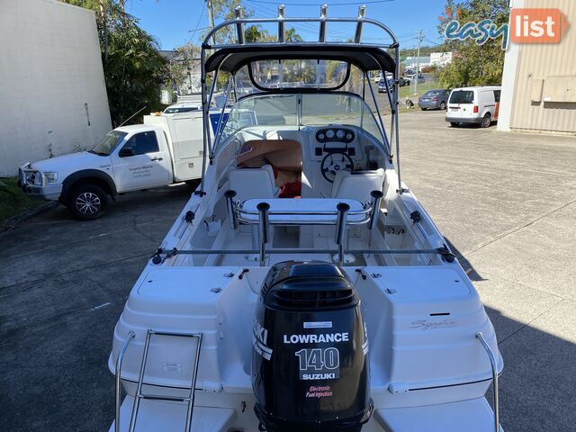 2007 Haines Signature 542f cuddy cabin powered by df140hp Suzuki outboard