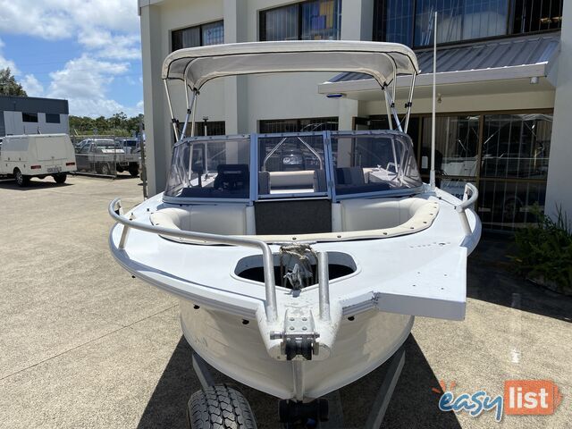 2007 Quintrex 480 Freedom Sport  with 75hp Mercury outboard on Fully Galvanized braked trailer