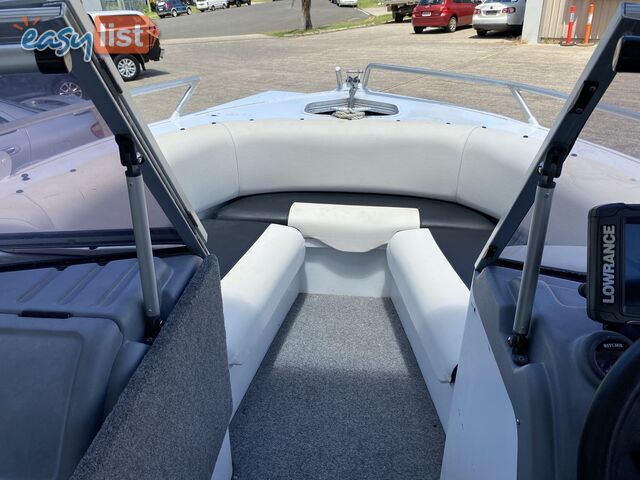 2007 Quintrex 480 Freedom Sport  with 75hp Mercury outboard on Fully Galvanized braked trailer