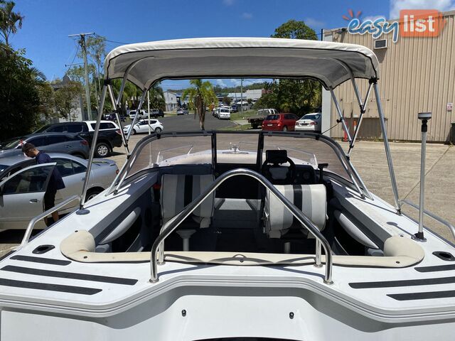 2007 Quintrex 480 Freedom Sport  with 75hp Mercury outboard on Fully Galvanized braked trailer